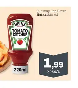 Sorli HEINZ Quètxup Top Down oferta