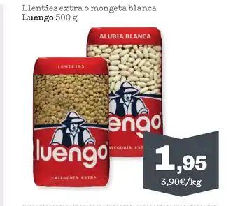 Sorli LUENGO Llenties extra o mongeta blanca oferta