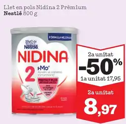 Sorli Llet en pols Nidina 2 Prèmium oferta