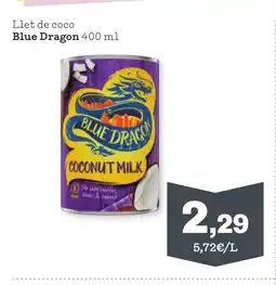 Sorli BLUE DRAGON Llet de coco oferta