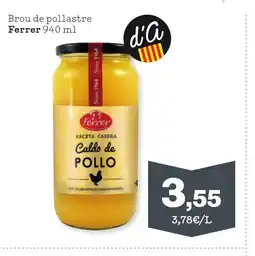 Sorli FERRER Brou de pollastre oferta