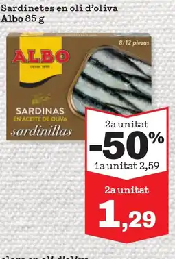 Sorli ALBO Sardinetes en oli d'oliva oferta