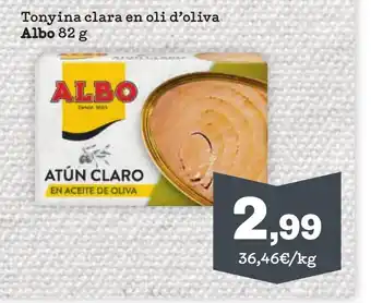 Sorli ALBO Tonyina clara en oli d'oliva oferta