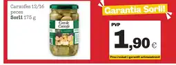 Sorli SORLI Carxofes 12/16 peces oferta