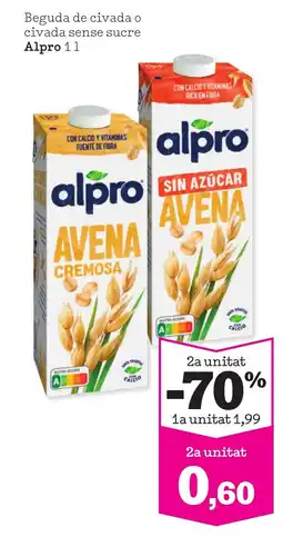 Sorli ALPRO Beguda de civada o civada sense sucre oferta