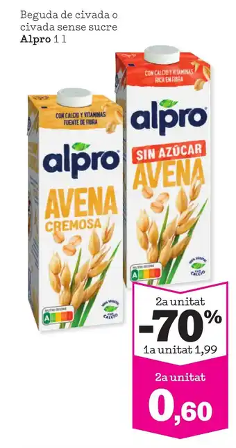 Sorli ALPRO Beguda de civada o civada sense sucre oferta