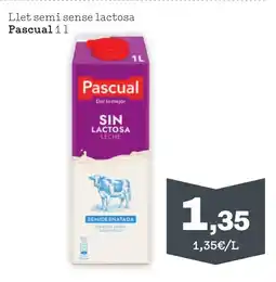 Sorli PASCUAL Llet semi sense lactosa oferta