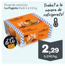 Sorli LA FAGEDA Flam de vainilla oferta