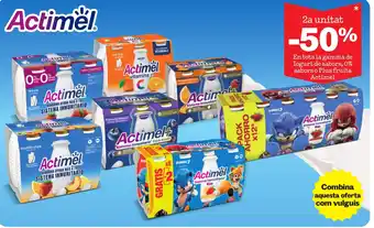 Sorli ACTIMEL En tota la gamma de Iogurt de sabors, 0% sabors o Plus fruita oferta