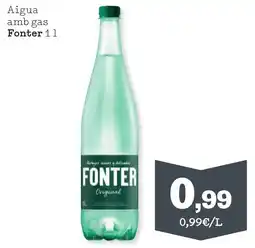 Sorli FONTER Aigua amb gas oferta