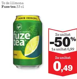 Sorli FUZE TEA Te de llimona oferta