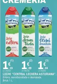 E.Leclerc Central lechera asturiana - leche oferta