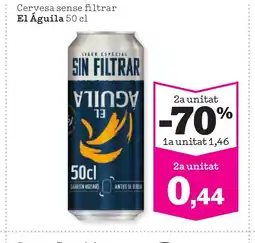 Sorli AL AGUILA Cervesa sense filtrar oferta