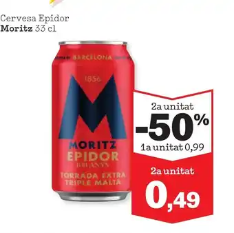 Sorli MORITZ Cervesa Epidor oferta