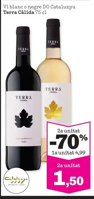 Sorli TERRA CALIDA Vi blanc o negre DO Catalunya oferta