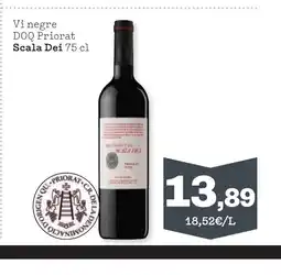 Sorli SCALA DEI Vi negre DOQ Priorat oferta