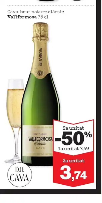 Sorli VALIFORMOSA Cava brut nature classic oferta