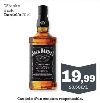 Sorli JACK DANIEL'S Whisky oferta