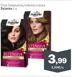 Sorli PALETTE Tint Intensive tots els colors oferta
