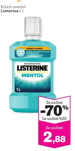 Sorli LISTERINE Flixir mentol oferta