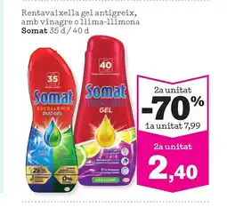 Sorli SOMAT Rentavaixella gel antigreix, amb vinagre ollima-llimona oferta