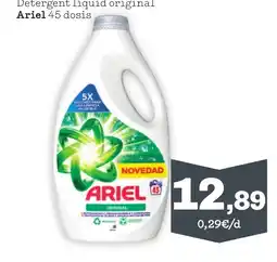 Sorli ARIEL Detergent líquid original oferta