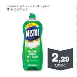 Sorli MISTOL Rentavaixella a mà ultra plus oferta