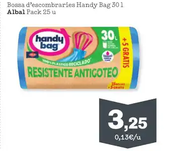 Sorli ALBAL Bossa d'escombraries Handy Bag 301 oferta