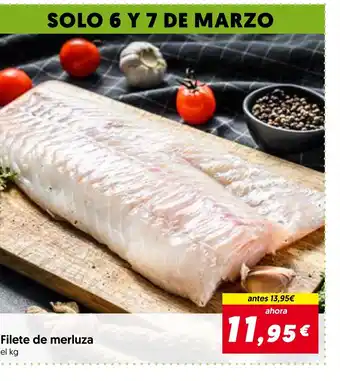 Hiper Usera Filete de merluza oferta