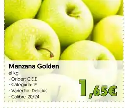 Hiper Usera Manzana Golden oferta