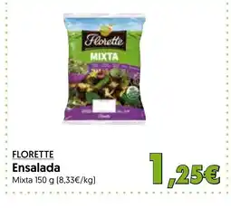 Hiper Usera FLORETTE Ensalada oferta