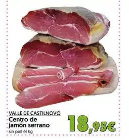 Hiper Usera VALLE DE CASTILNOVO Centro de jamón serrano oferta