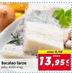 Hiper Usera Bacalao faroe oferta