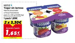 Hiper Usera NESTLÉ Yogur sin lactosa oferta