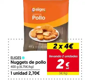 Hiper Usera ELIGES Nuggets de pollo oferta