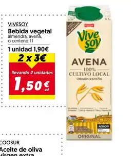 Hiper Usera VIVESOY Bebida vegetal oferta