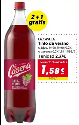 Hiper Usera LA CASERA Tinto de verano oferta