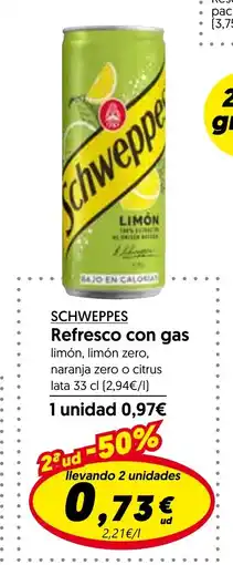 Hiper Usera SCHWEPPES Refresco con gas oferta