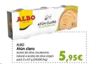 Hiper Usera ALBO Atún claro oferta