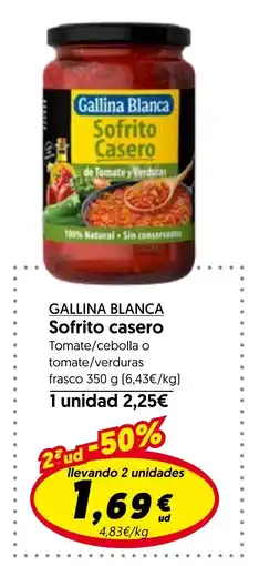 Hiper Usera GALLINA BLANCA Sofrito casero oferta