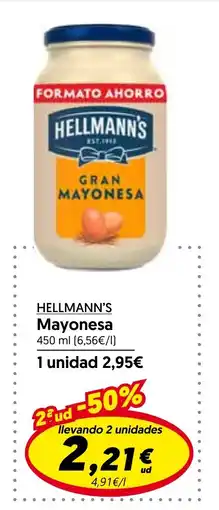 Hiper Usera HELLMANN'S Mayonesa oferta