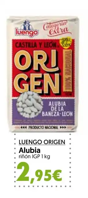 Hiper Usera LUENGO ORIGEN Alubia riñón IGP oferta