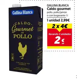 Hiper Usera GALLINA BLANCA Caldo gourmet oferta