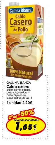 Hiper Usera GALLINA BLANCA Caldo casero oferta