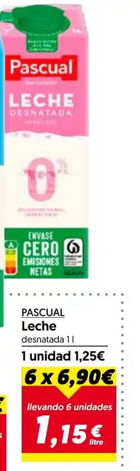 Hiper Usera PASCUAL Leche oferta