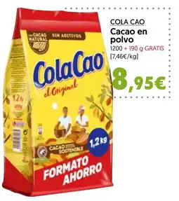 Hiper Usera COLA CAO Cacao en polvo oferta