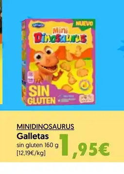 Hiper Usera MINIDINOSAURUS Galletas oferta