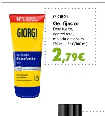 Hiper Usera GIORGI Gel fijador oferta