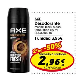 Hiper Usera AXE Desodorante oferta