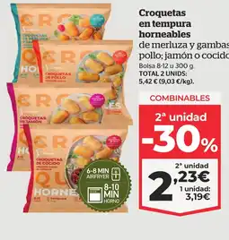 La Sirena Croquetas en tempura horneables oferta